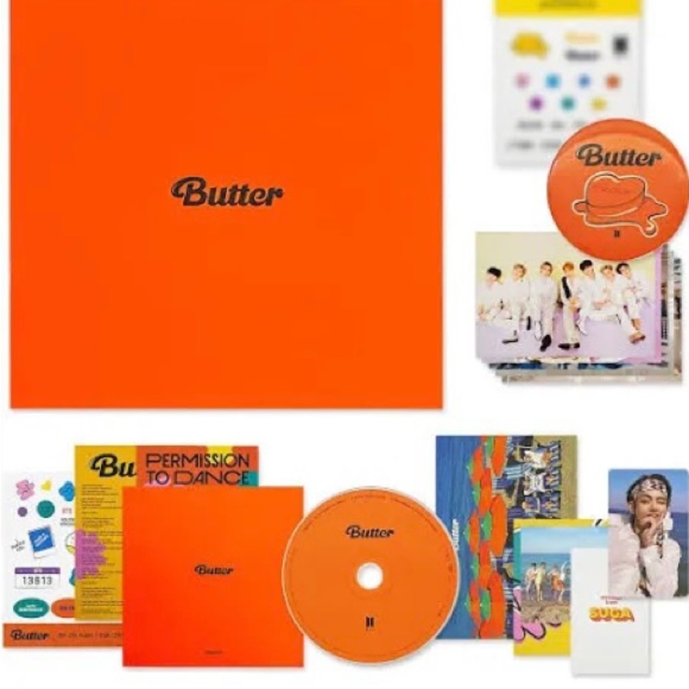Sealed K-Pop BTS Butter Peaches CD Box Set